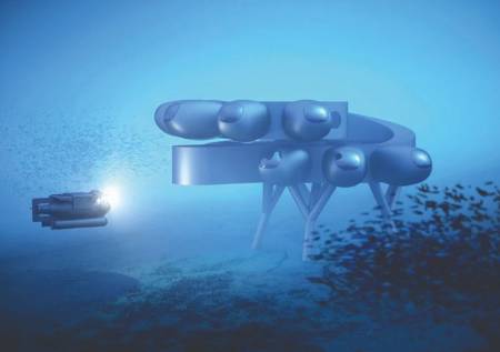 Proteus sería la primera gran base submarina diseñada para que los seres humanos pasen mucho tiempo estudiando los océanos. Autor: Tomado de Internet
