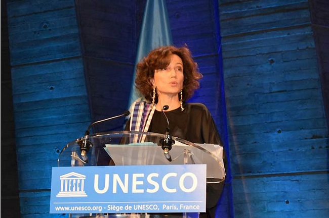 Directora general de la Unesco, Audrey Azoulay.