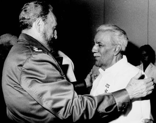 Fidel Castro y el Indio Naborí