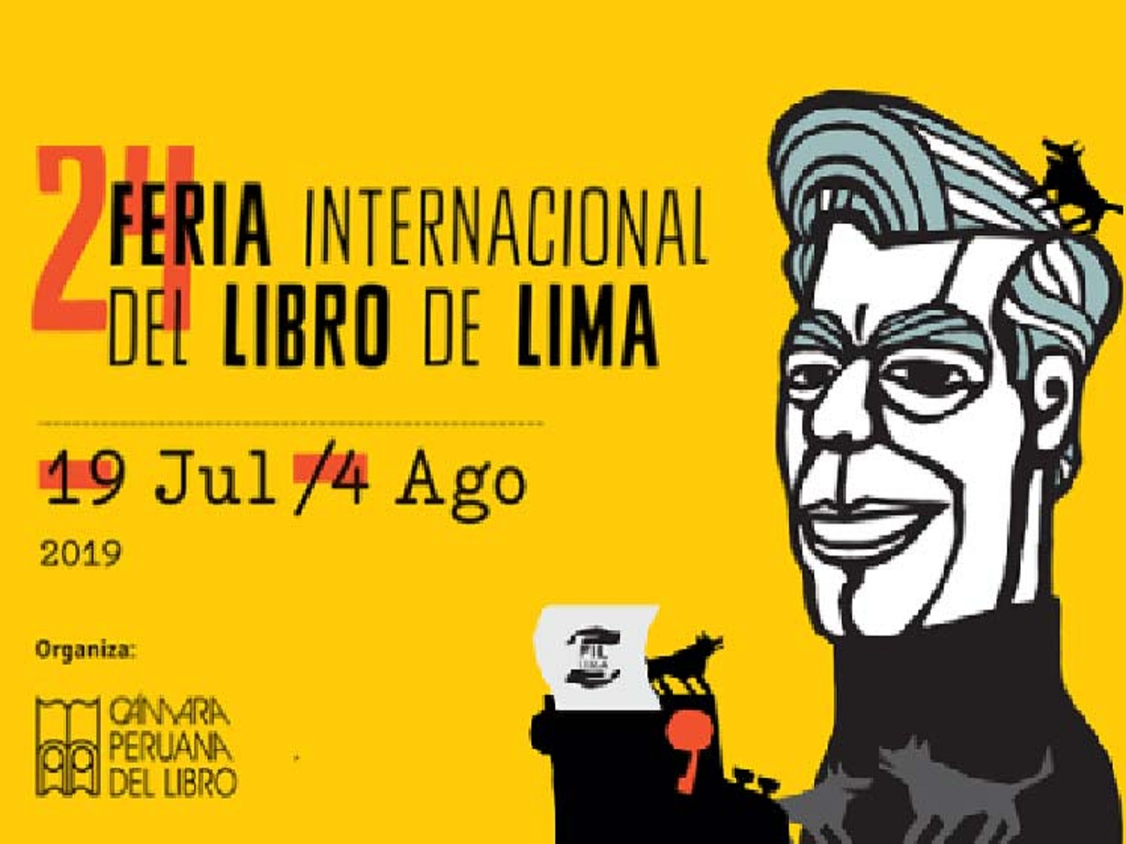 Cartel de la Feria del Libro de Perú