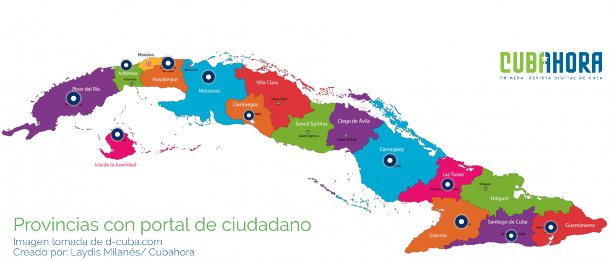 Provincias con Portal del ciudadano 