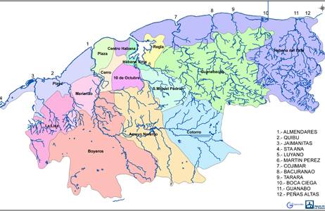 Los ríos de la capital son cortos y de escaso caudal. El más caudaloso es el Almendares. (Cortesía: AGUAS DE LA HABANA).