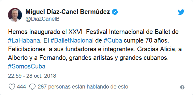 Cuenta de Twitter de Miguel Díaz-Canel Bermúdez