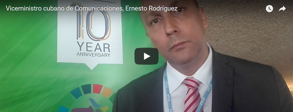Viceministro cubano de Comunicaciones, Ernesto Rodríguez / Video: Prensa Latina 