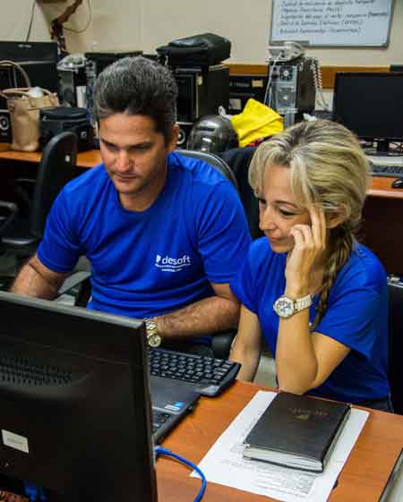 El reto mayor ahora es tener el portal actualizado, y Desoft se encarga de su mantenimiento desde el punto de vista tecnológico. 
