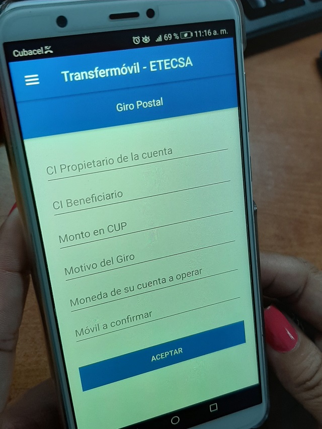Pasos para activar el servicio de Giro Postal Correos de Cuba Santiago de Cuba 1