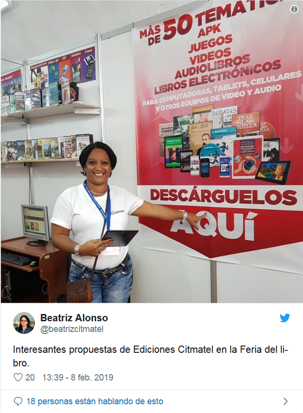 Citmatel en FIL Cuba 2019